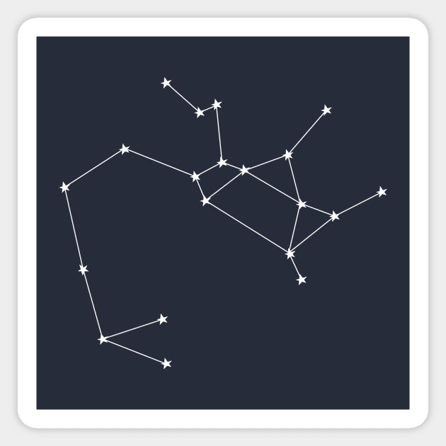 Sagittarius Constellation Sticker by JevLavigne